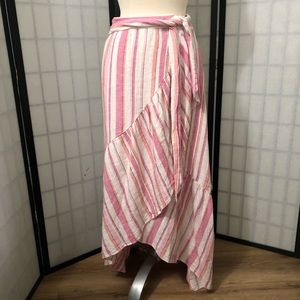 New York & Co Ruffle High-Low Skirt
